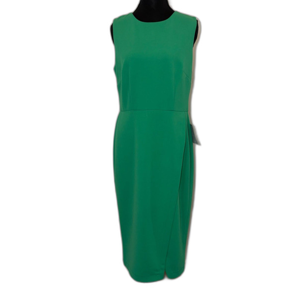 Maggy London for Nordstrom - Kelly Green Shift Dress - NWT - Size 6 - Picture 1 of 7